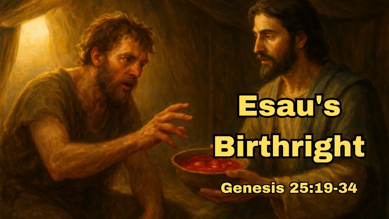 Esau's Birthright | Genesis 25:19-34 #biblestories