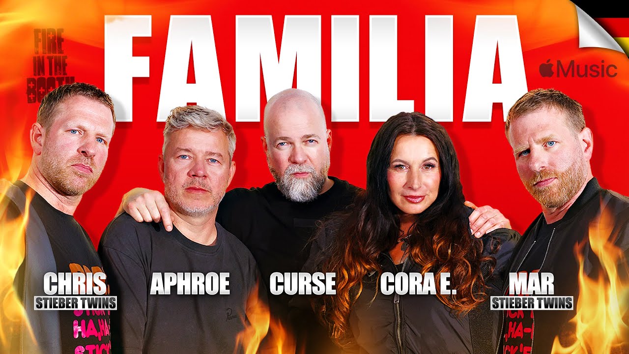 HYPED presents... Fire in the Booth Germany - FAMILIA feat. Curse, Cora E., Stieber Twins & Aphroe