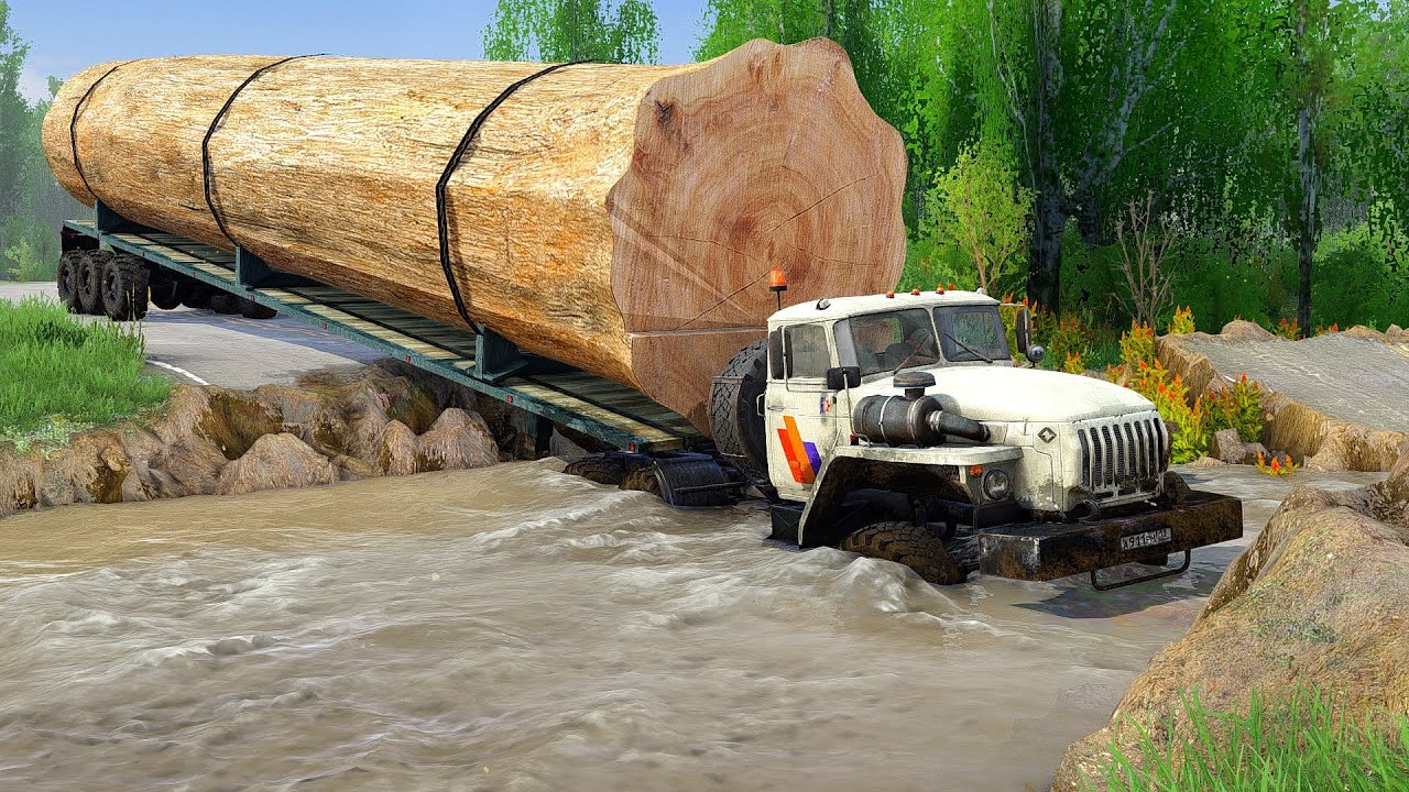 Раскрыты скрытые опасности экстремальных маршрутов лесозаготовок — Spintires Mudrunner 2018