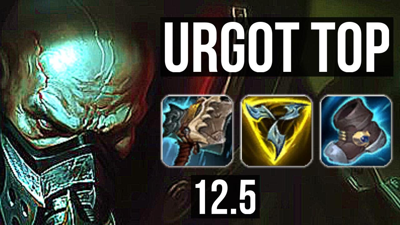 URGOT vs GAREN (TOP) | Rank 1 Urgot, 300+ games, Rank 12, Dominating | BR Challenger | 12.5