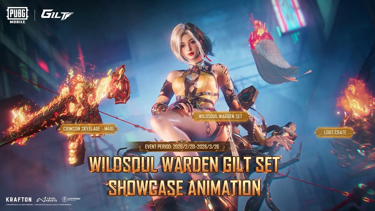 PUBG MOBILE | New Gilt Set Wildsoul Warden Set coming at 2/20