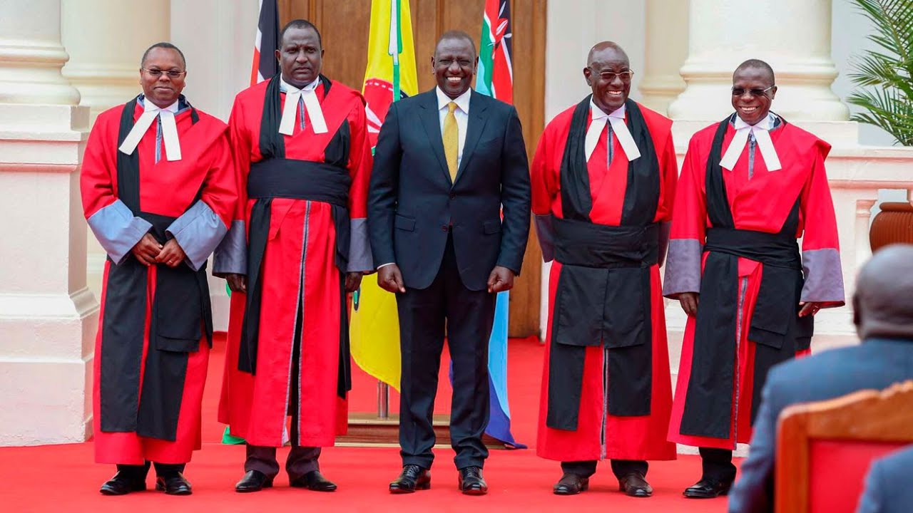 Live: Swearing-in of Court of Appeal Judges, State House, Nairobi