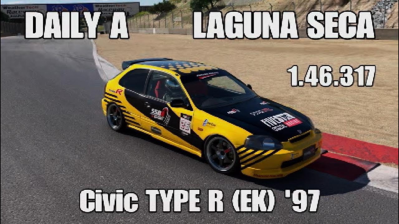 GT7 - Lap Guide - Daily Race A - Laguna Seca - Honda Civic Type R (EK) '97