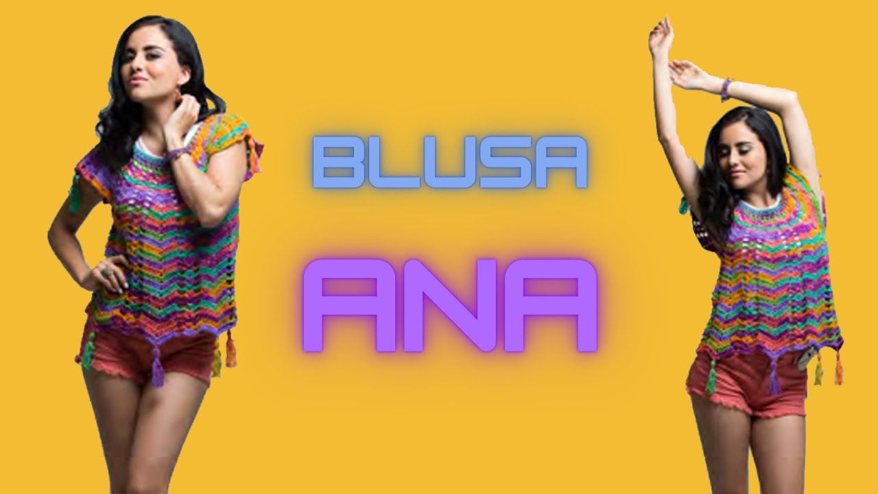 TEJE BLUSA ANA - Crochet fácil y rápido - YO TEJO CON LAURA CEPEDA