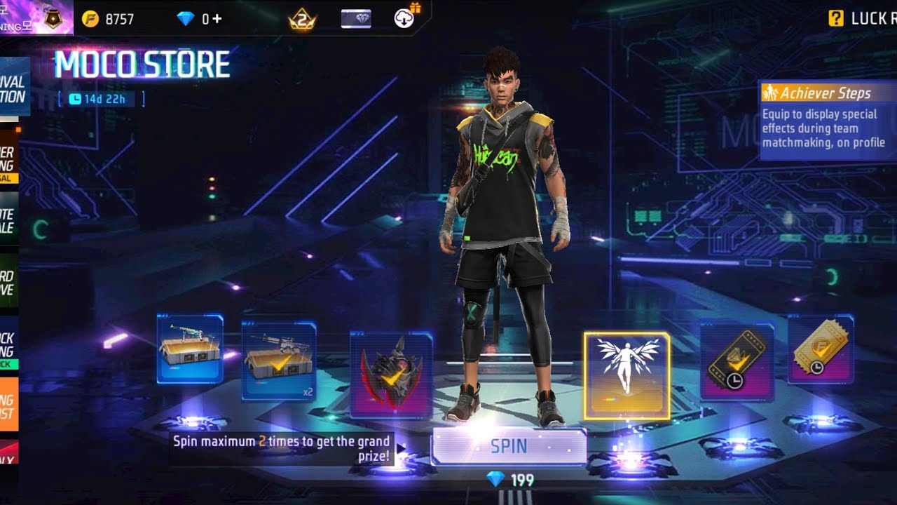 Unlocking Knee Slide & Achiever Steps Arrival Animation In Moco Store FF 💥