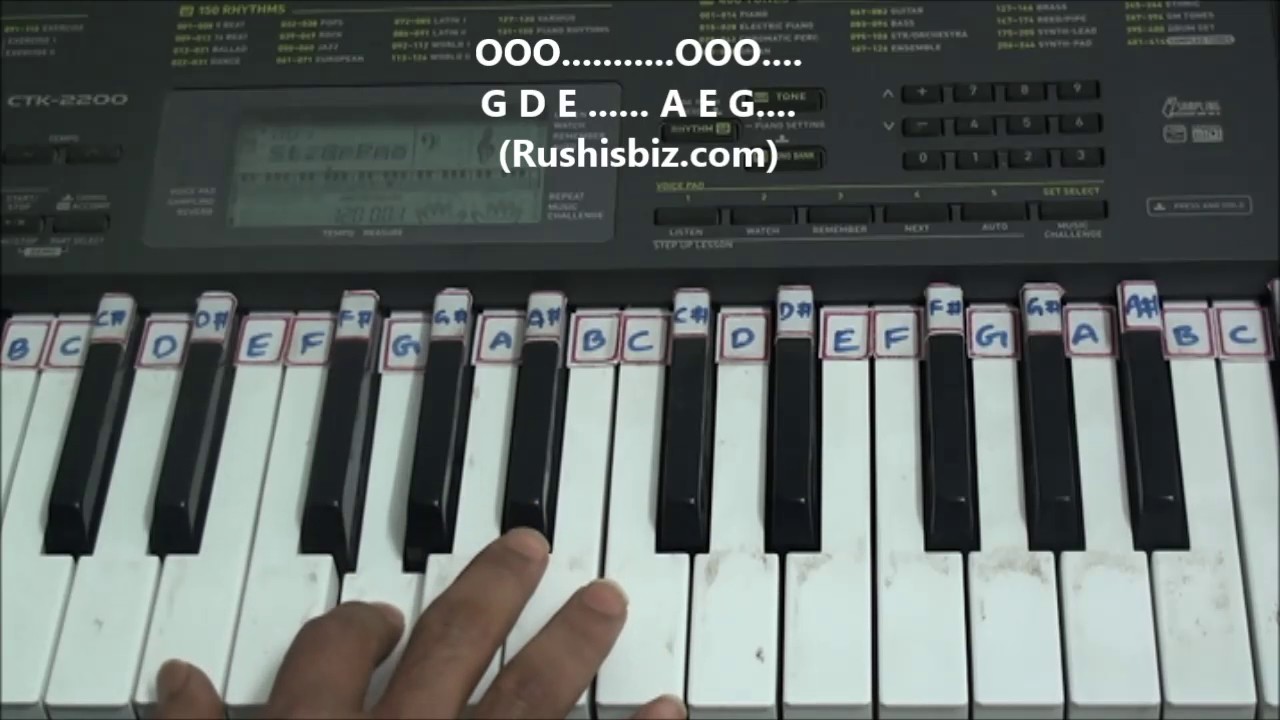 Dil Deewana (Maine pyar kiya) - Piano Tutorials | 1200 Songs BOOK/PDF @399/- only - 7013658813