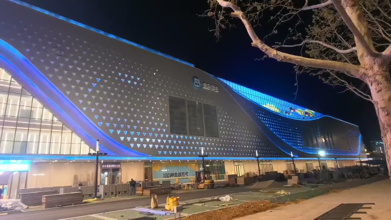 LNJAMI Outdoor Facade Lighting Case Study | Feicheng Wuyue Plaza