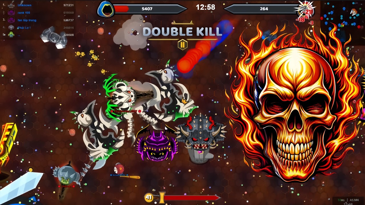 Evowars.io🕹️Thử thách leo Top 1 không chết mạng nào và cái kết! 