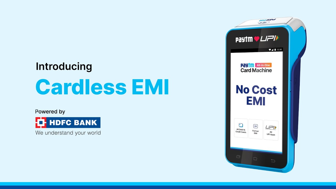 Boost Sales with HDFC Bank Cardless EMI on Paytm Card Machine – Step-by-Step Guide I  #paytmkaro