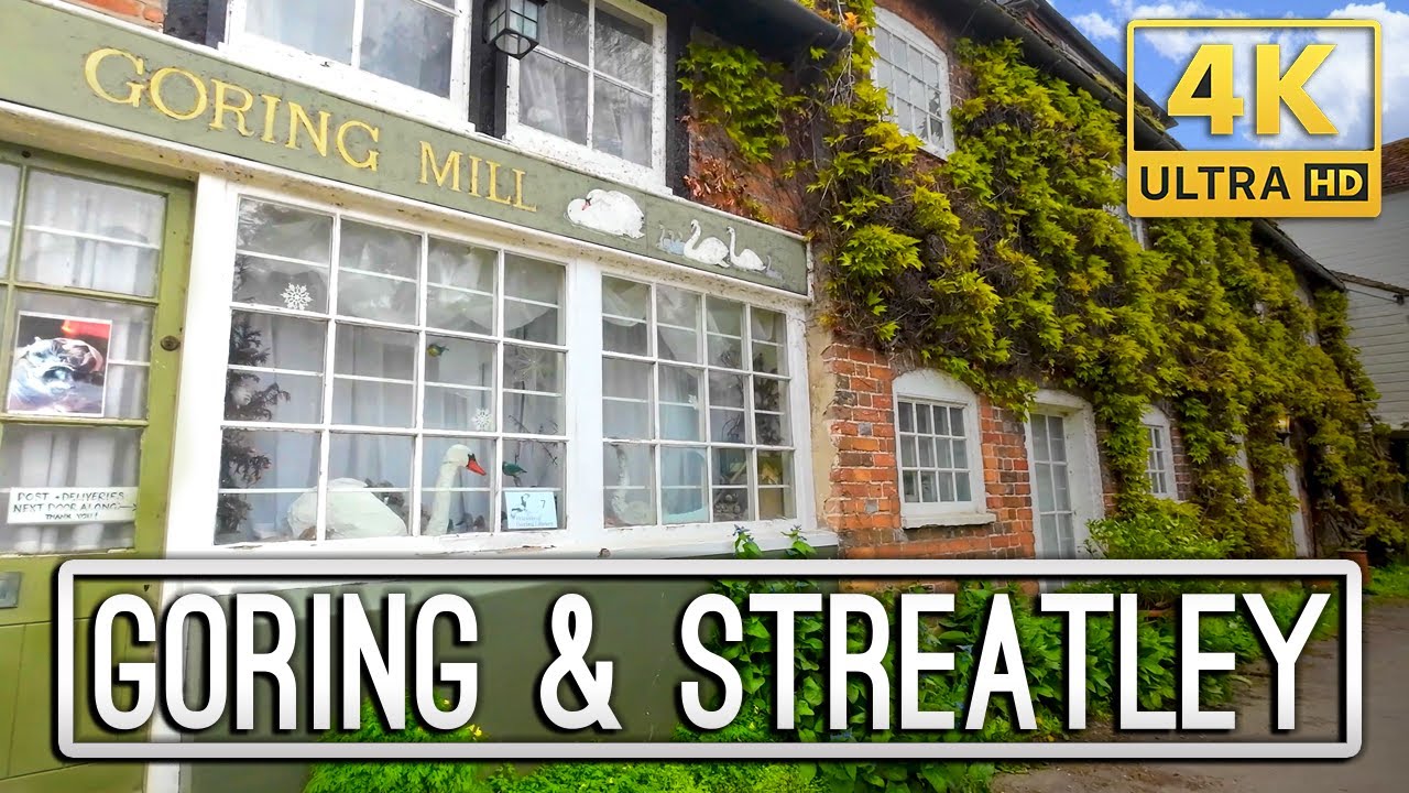 My Walk Around Goring & Streatley, UK: Goring, it's not boring! [4K]