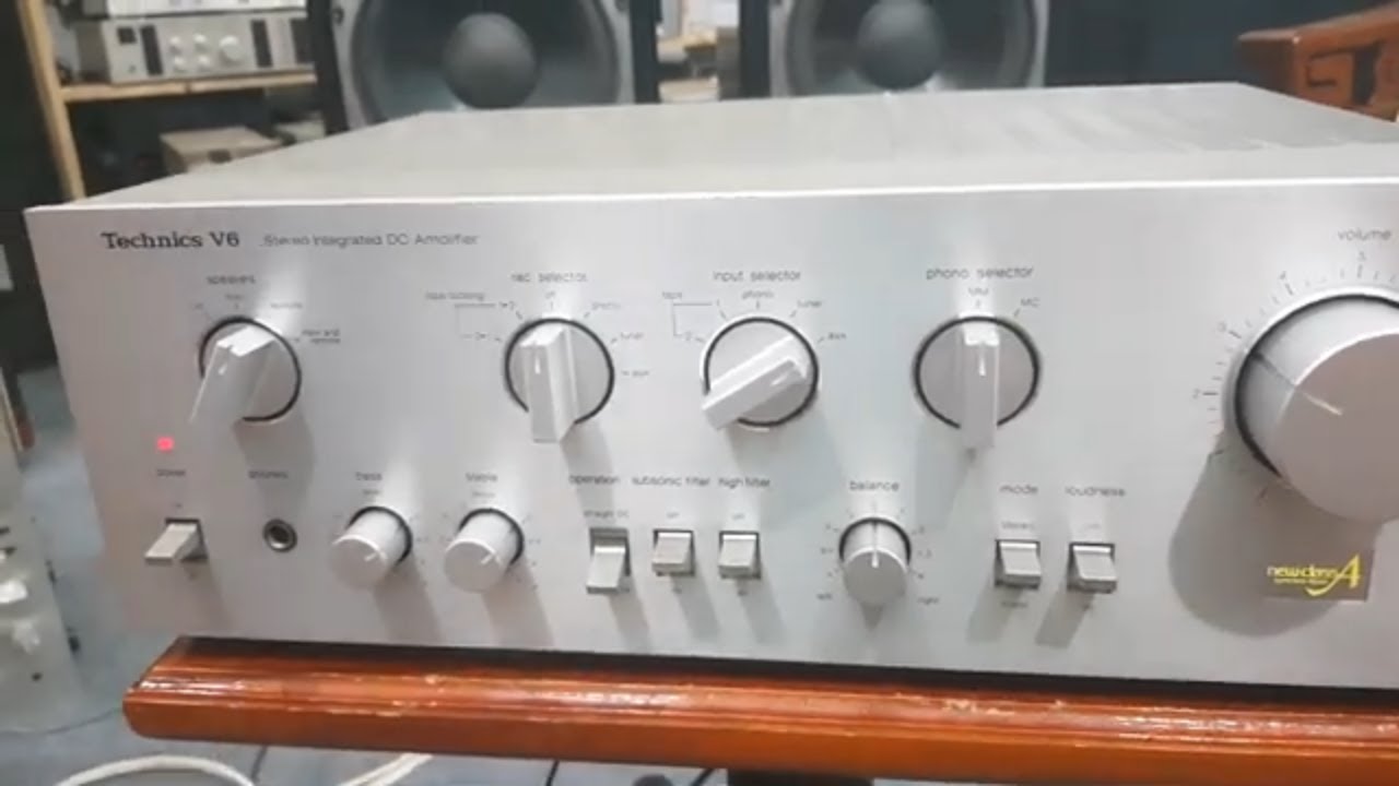 (Đã bán) Amply Technics su V6 đẹp keng - seri 20B060