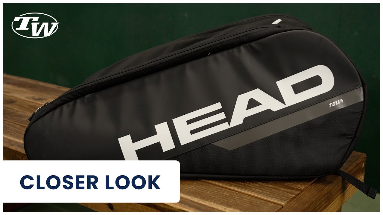 2024 Head Tour Tennis Racquet Bag XL: hold 12 racquets & gear, designed for serious competitors