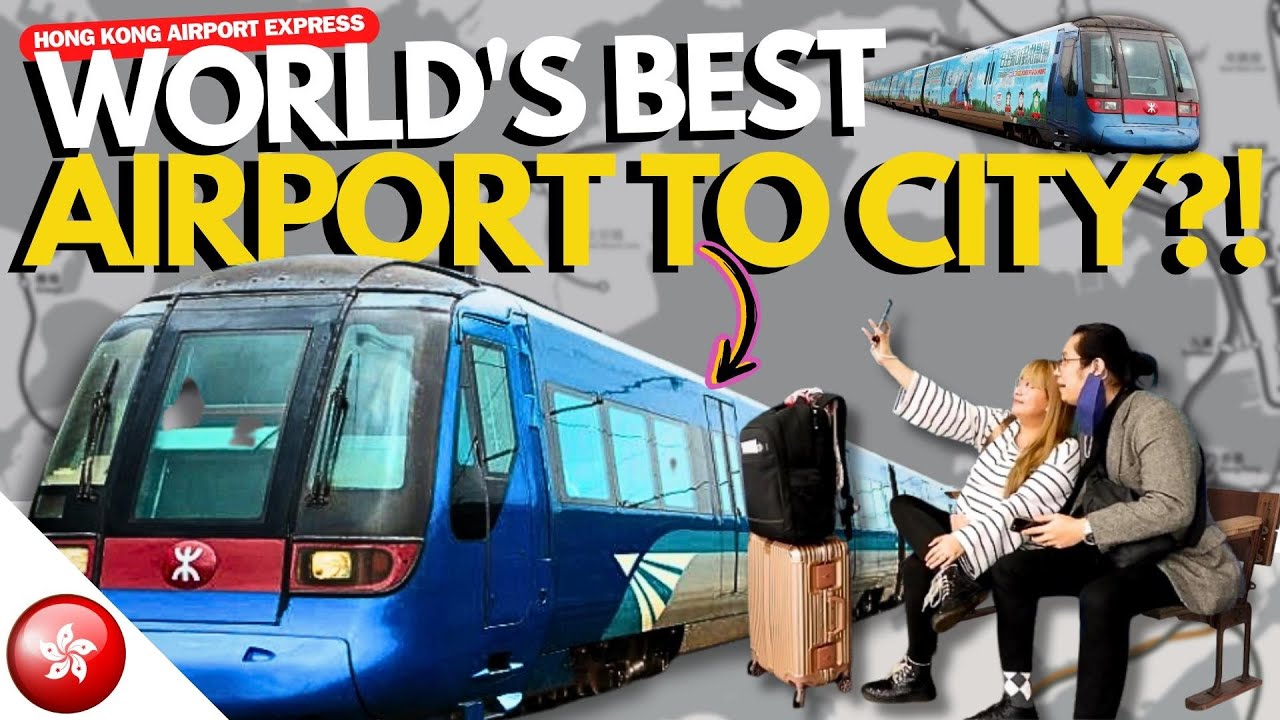 Inside the HONG KONG AIRPORT EXPRESS 機場快綫! 🇭🇰 2023 | 🚉 Train Ambience & Mountain Scenery