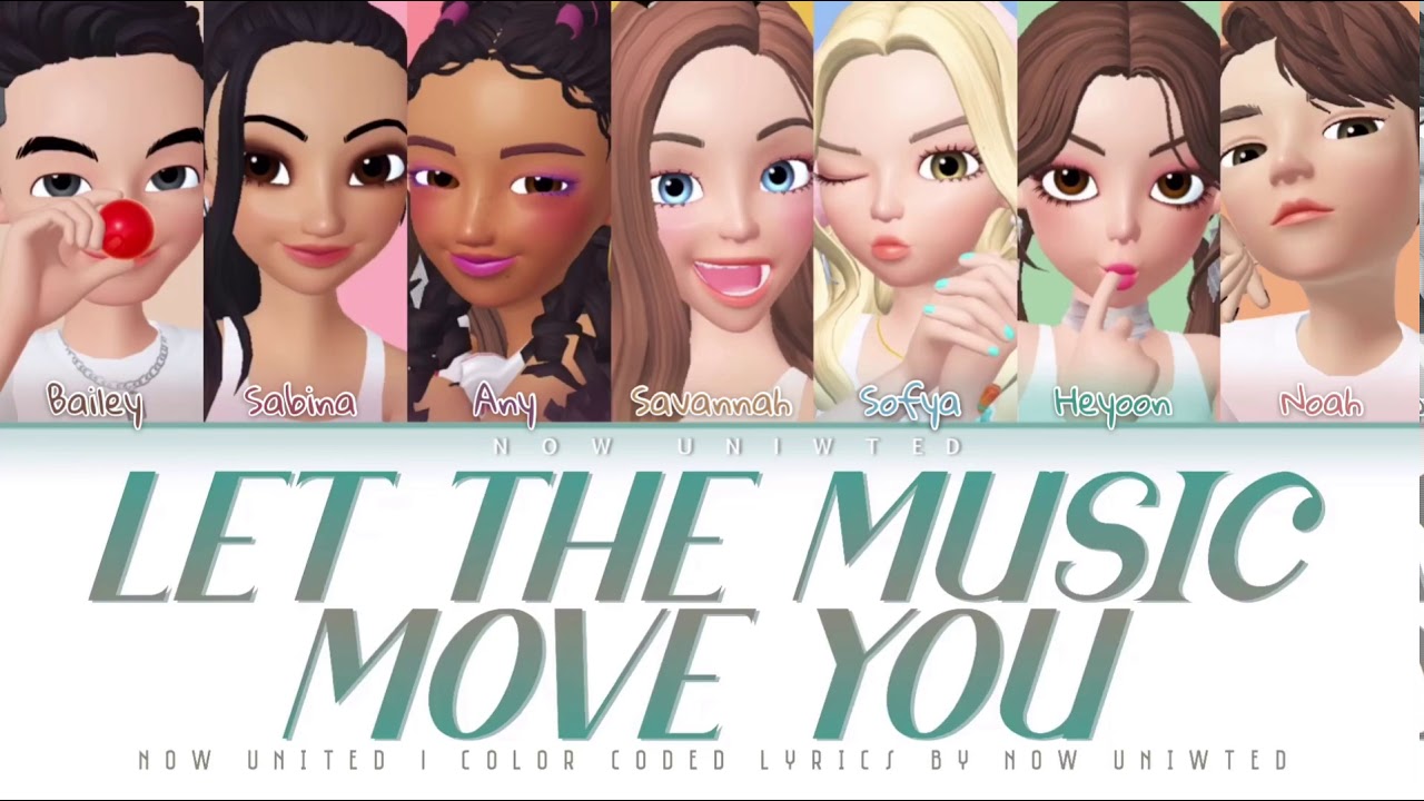 Now United - “Let The Music Move You” | Color Coded Lyrics (Animated ver.)
