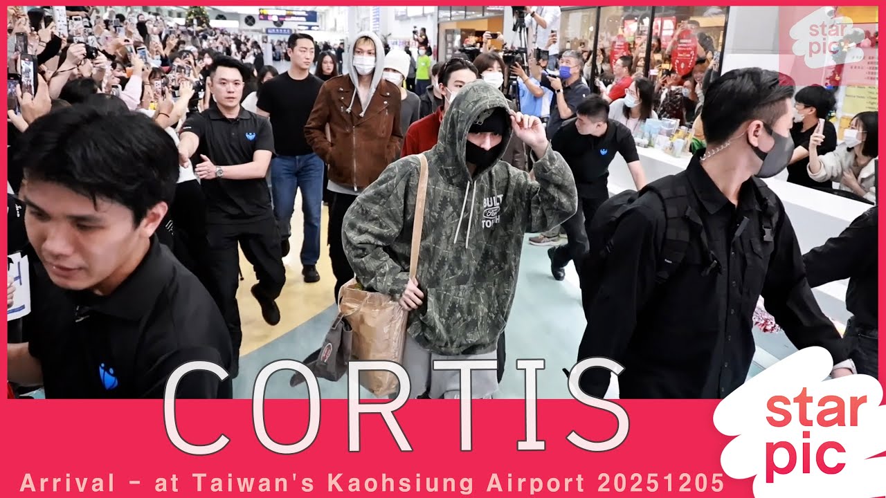 코르티스 '반짝이는 매력!' [STARPIC] / CORTIS Arrival - at Taiwan's Kaohsiung Airport 20251205