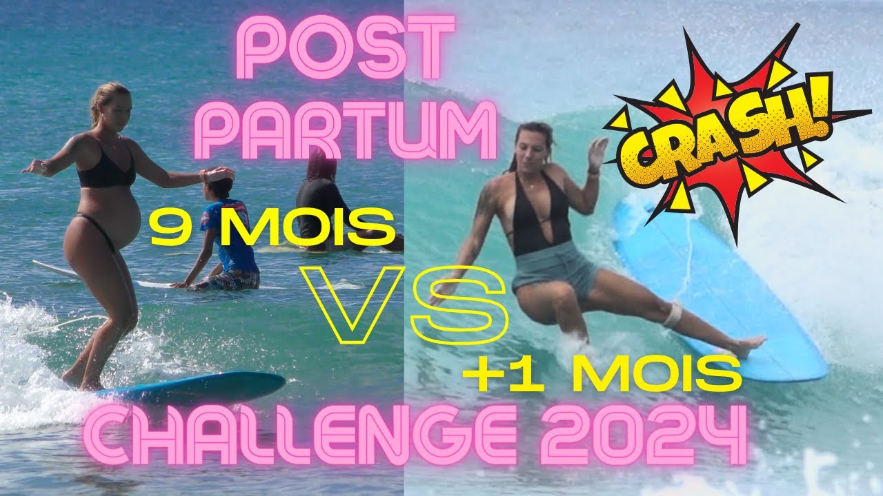 PREMIER SURF RETOUR À L'EAU - POST PARTUM 𓇼 Enjoyshellsea