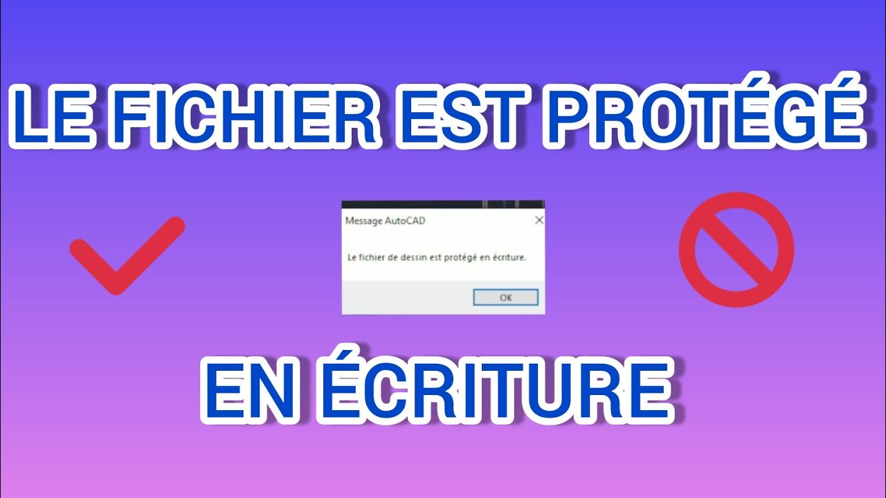 SOLUTION du message d'ERREUR 