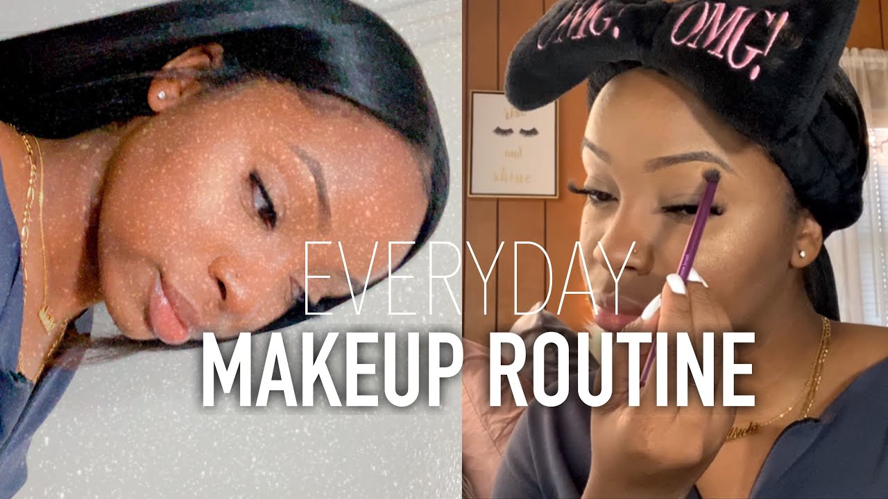 MY EVERYDAY MAKEUP ROUTINE 2020 (Drugstore + Beginner Friendly WOC) | Abiola K.