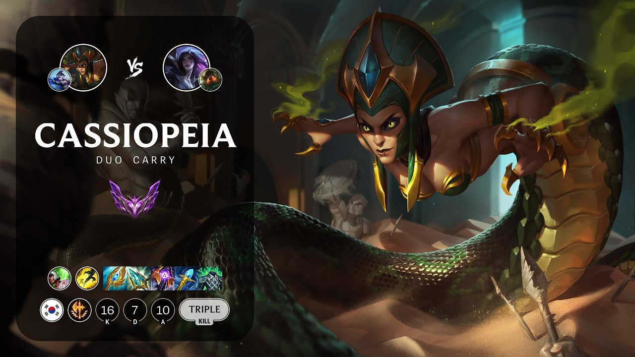 Cassiopeia Carry vs Kai'Sa - KR Master Patch 14.1