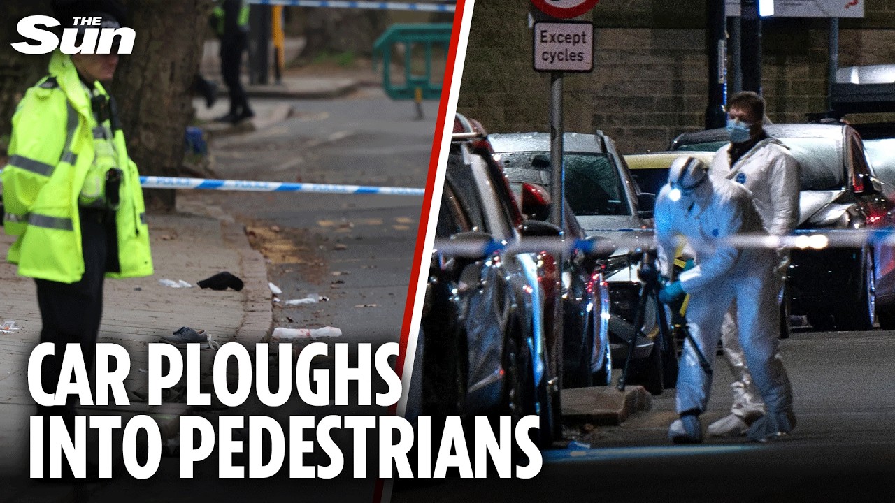 Seven seriously injured after car hits pedestrians in Derby as man arrested over &lsquo;attempted murder&rsquo;