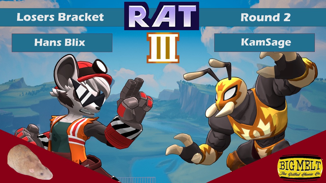 RAT 3 Losers Round 2 - Hans Blix (Olympia) Vs. KamSage (La Reina) - Rivals of Aether II