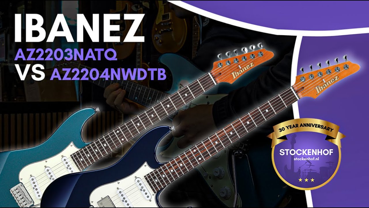 Ibanez AZ2203NATQ vs. Ibanez AZ2204NWDTB - Guitar Comparison