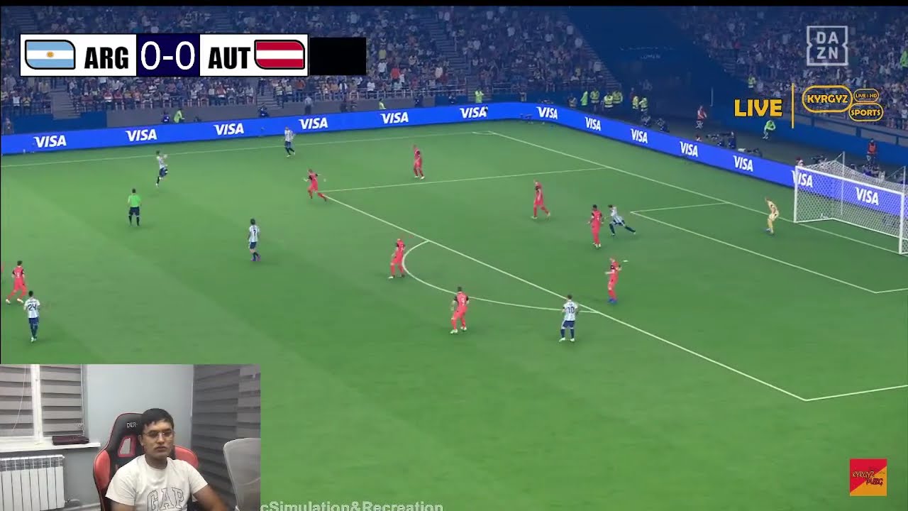 🔴PES 2021: Argentina vs Austria | Full Match Simulation eFootball PES 21 Gameplay