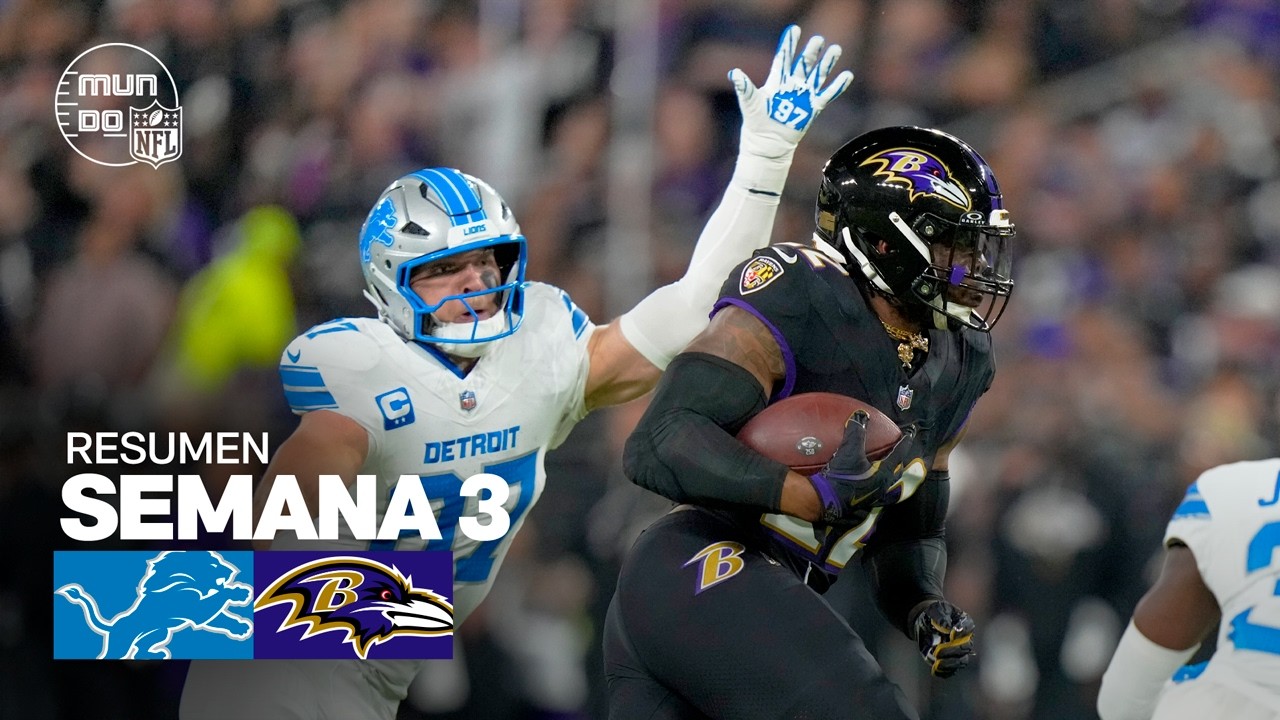 Detroit Lions vs. Baltimore Ravens | Resumen NFL en español - Semana 3 | NFL Highlights 2025