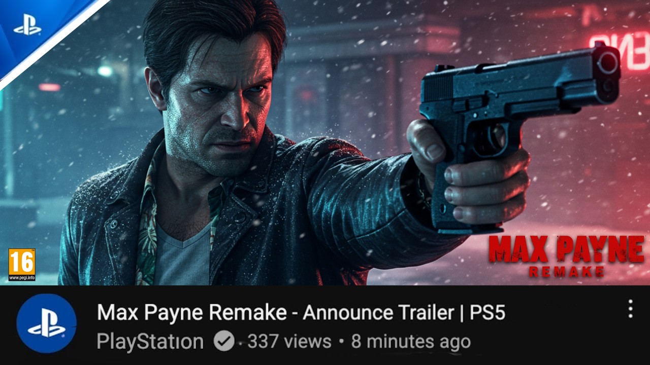Max Payne Remake - First Trailer | Remedy | PS5 | Concept