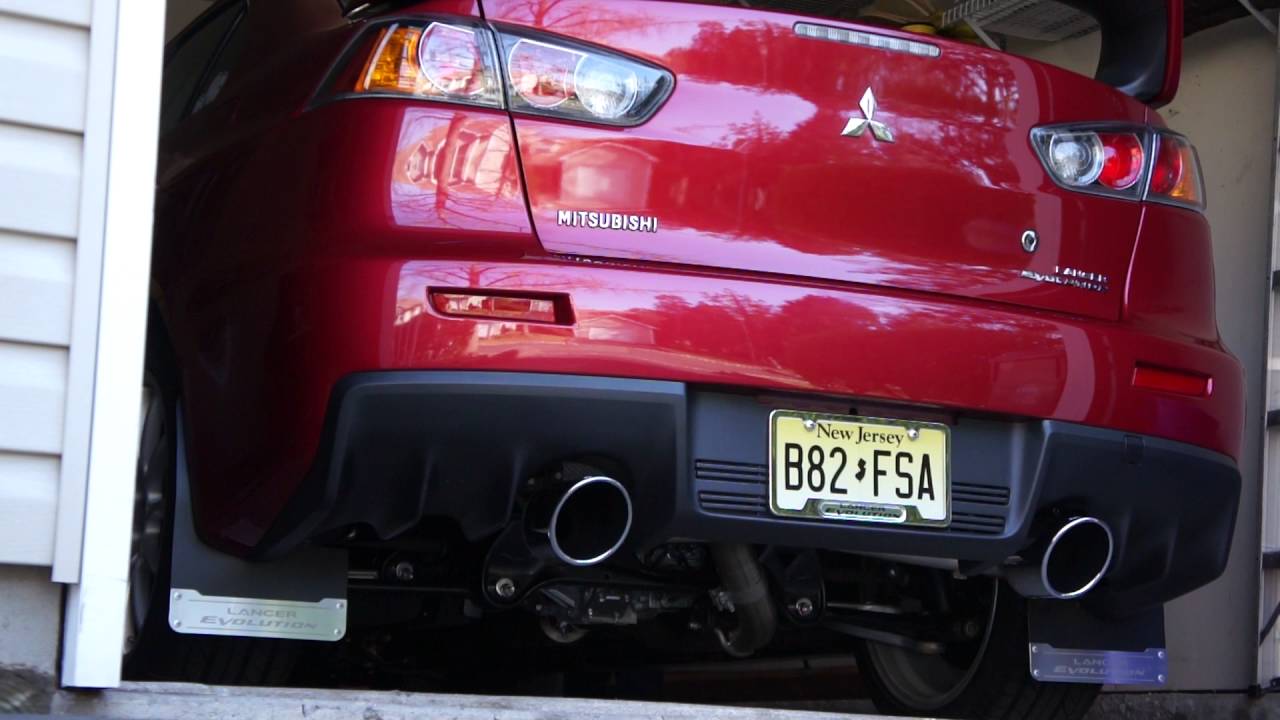 Evo X Borla cat back