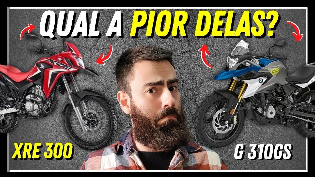 SÓ A VERDADE! ALGUMA VALE A PENA? Preço, defeitos pontos fortes ANÁLISE HONDA XRE 300 ou BMW G 310GS
