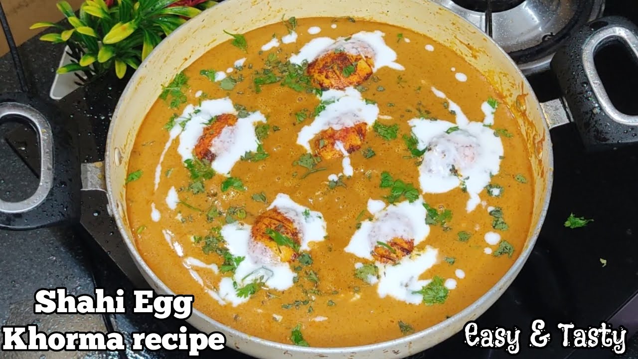 Shahi Egg Khorma recipe|How to make Egg Khorma