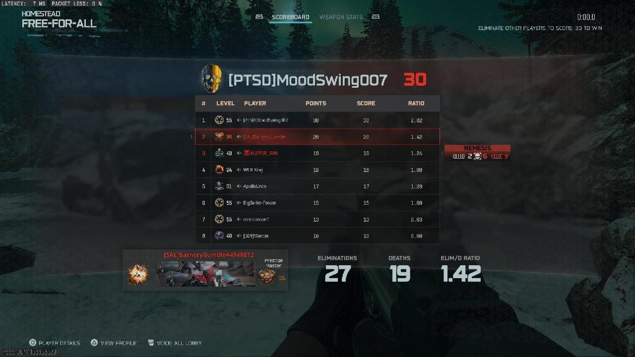 Call of Duty BO7 FFA: More Second Best Action