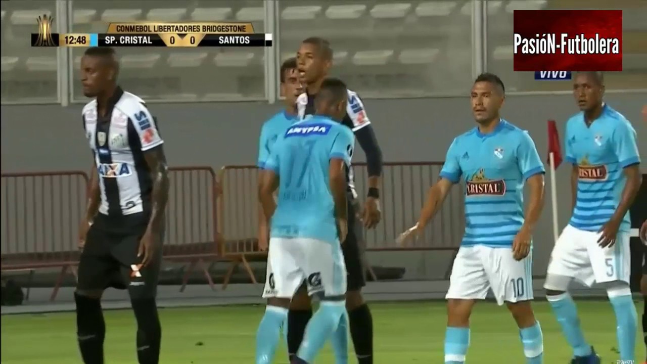 Sporting Cristal vs Santos 1-1 HD* GOL DE Jorge Cazulo Copa Libertadores 2017