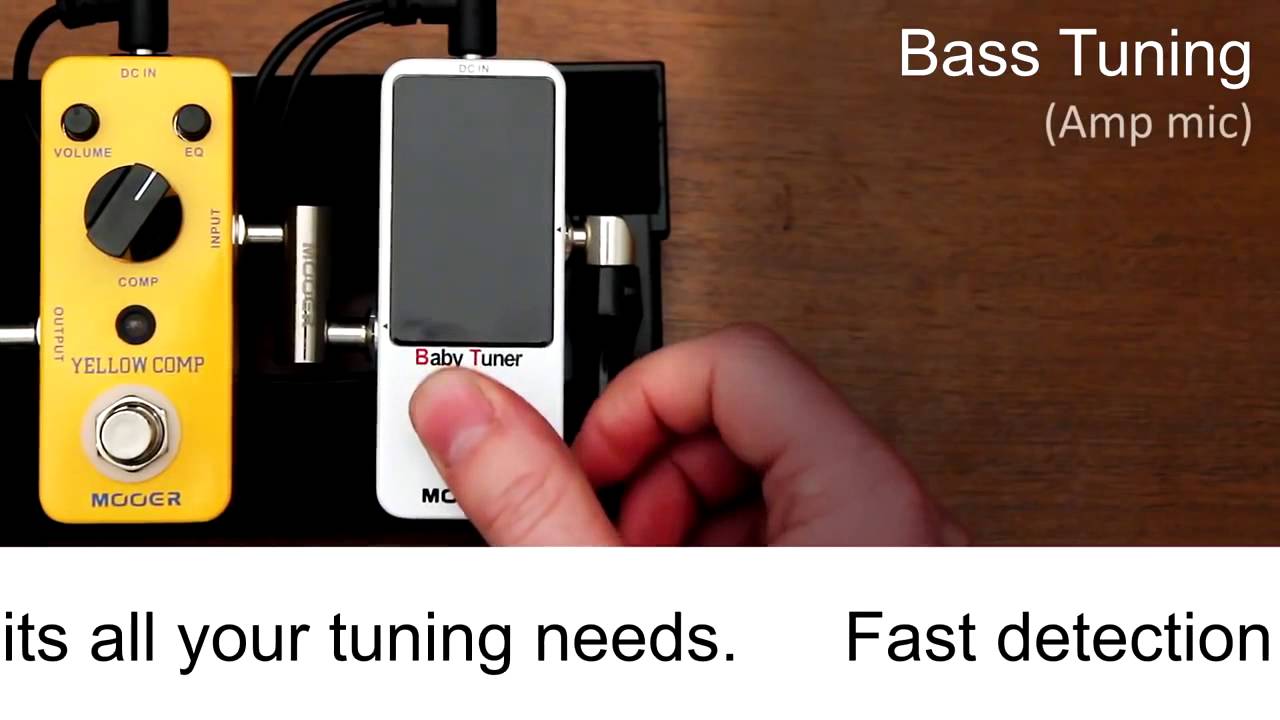 Mooer Baby Tuner pedal DEMO