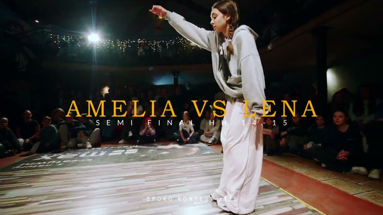 Amelia vs Lena - Hip Hop 1vs 1 | Półfinał 14 - 15 lat \\ Spoko Kontest