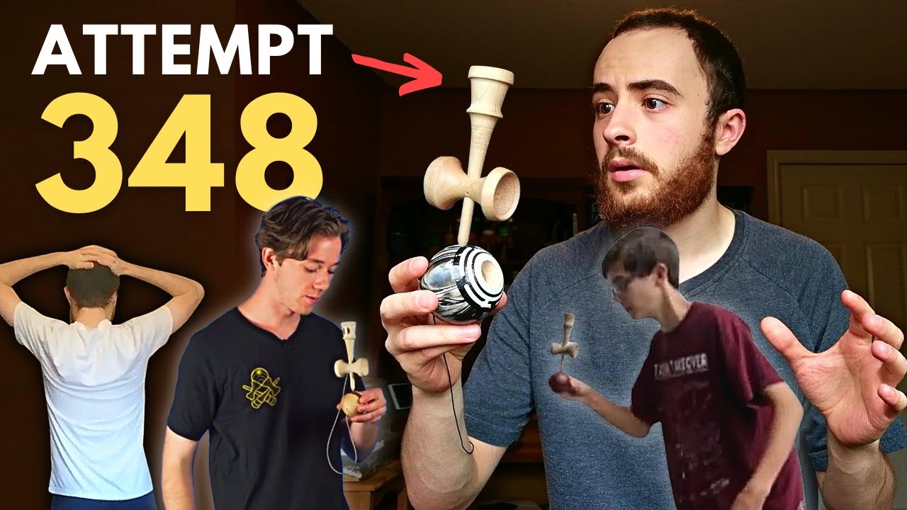 Learning BORDER BALANCE on Kendama in 1 Day!... (or more)