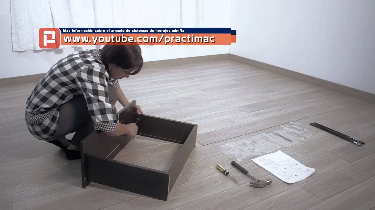 Cómo armar un cajón de un mueble Practimac