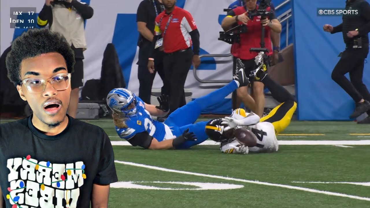 WOW! Pittsburgh Steelers vs Detroit Lions reaction | 2025 NFL Season Week 16