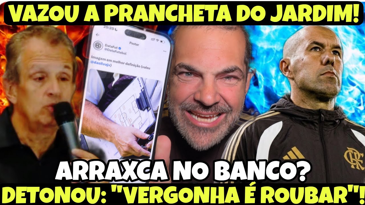 VAZOU A PRANCHETA DO LÉO JARDIM! VAI BARRAR O ARRAXCA? BAP LARGA O AÇO! BOTO VAI PEDIR DEMISSÃO? 