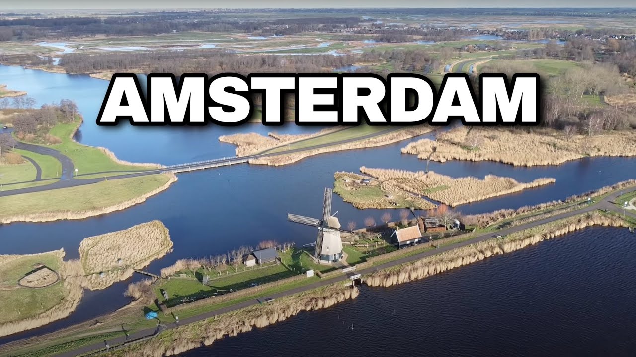 Exploring Amsterdam's Hidden Gems: Aerial Drone Tour of Twiskemolen and Landsmeer