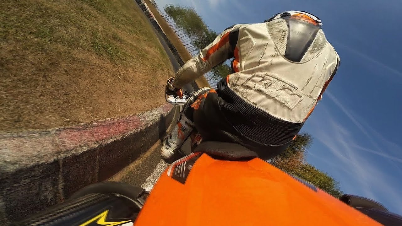 Supermoto on racetrack // onboard // RAW 7 // KTM SXF 450 // Schaafheim
