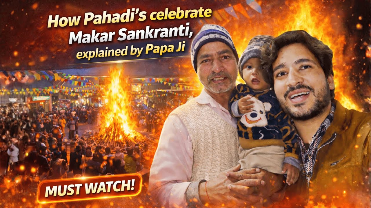 Our Culture 🏔️ Our Pride 😌 How Pahadi’s Celebrate Makar Sankranti 🌞🔥