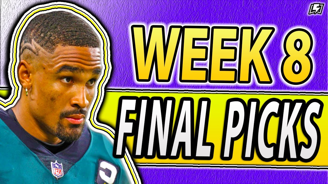 DRAFTKINGS NFL PICKS WEEK 8 FINAL THOUGHTS PICKS | NFL DFS Picks 2021