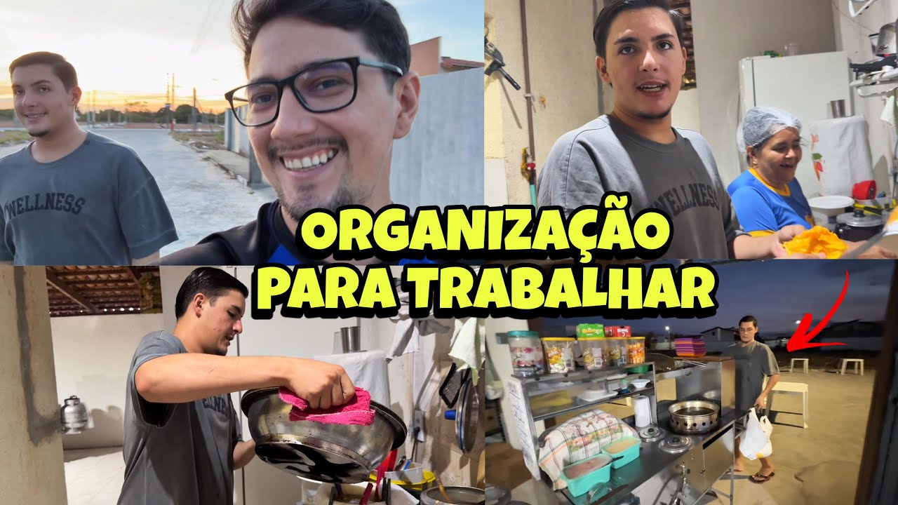 MEU IRMÃO FOI TRABALHAR NO CARRINHO DE HOTDOG | ORGANIZANDO TUDO