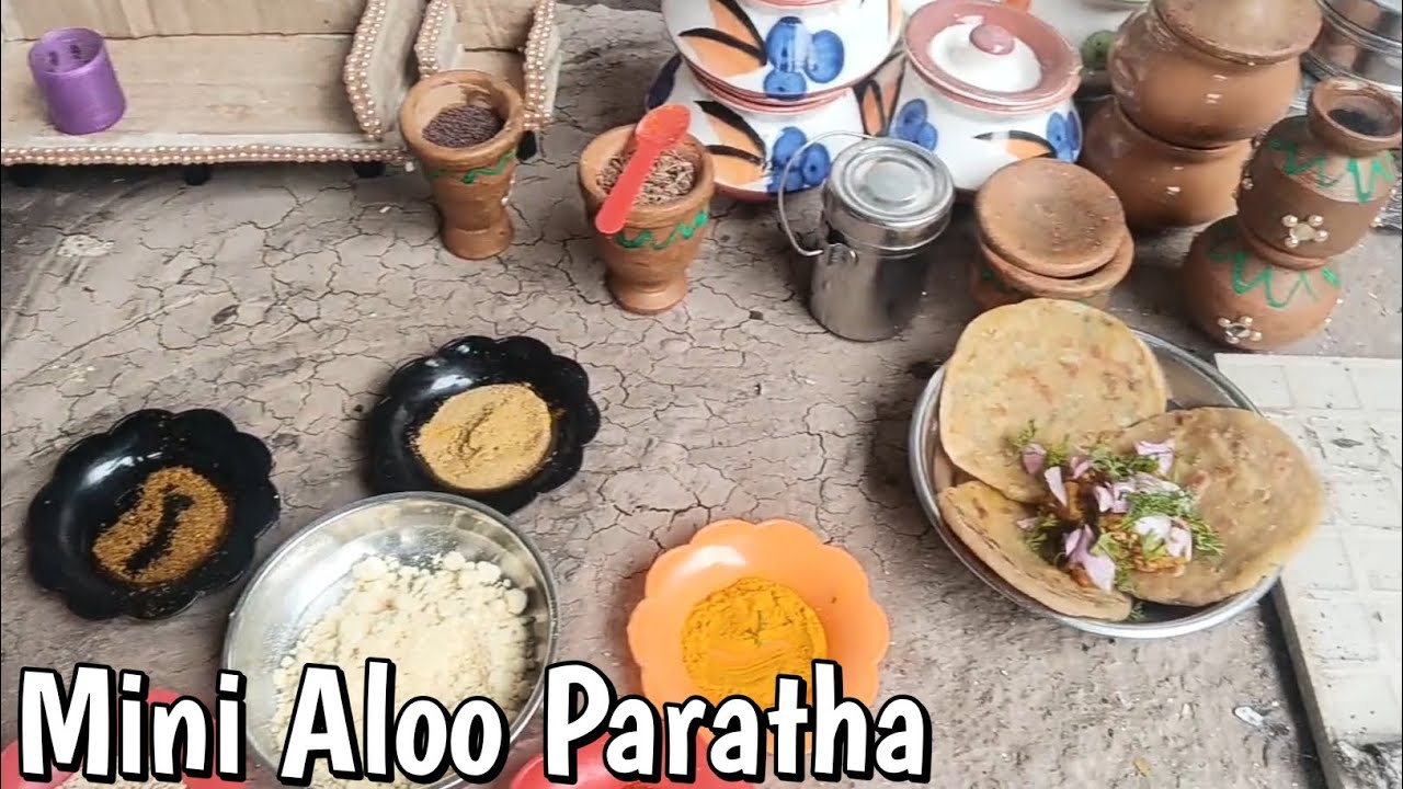 Making Mini Aloo Paratha Recipe 🥰😍✨ || TinyMagic