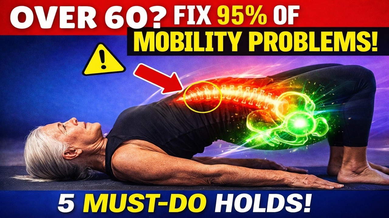 Over 60? These 5 Isometric Holds Fix 95% of Mobility Problems (No Walking Needed!)