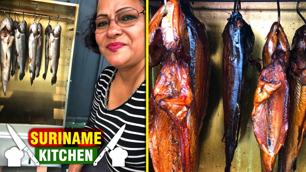 Zalm En Forel Roken In Rookoven | Salmon And Trout Smoking In Smoker | Suriname Kitchen