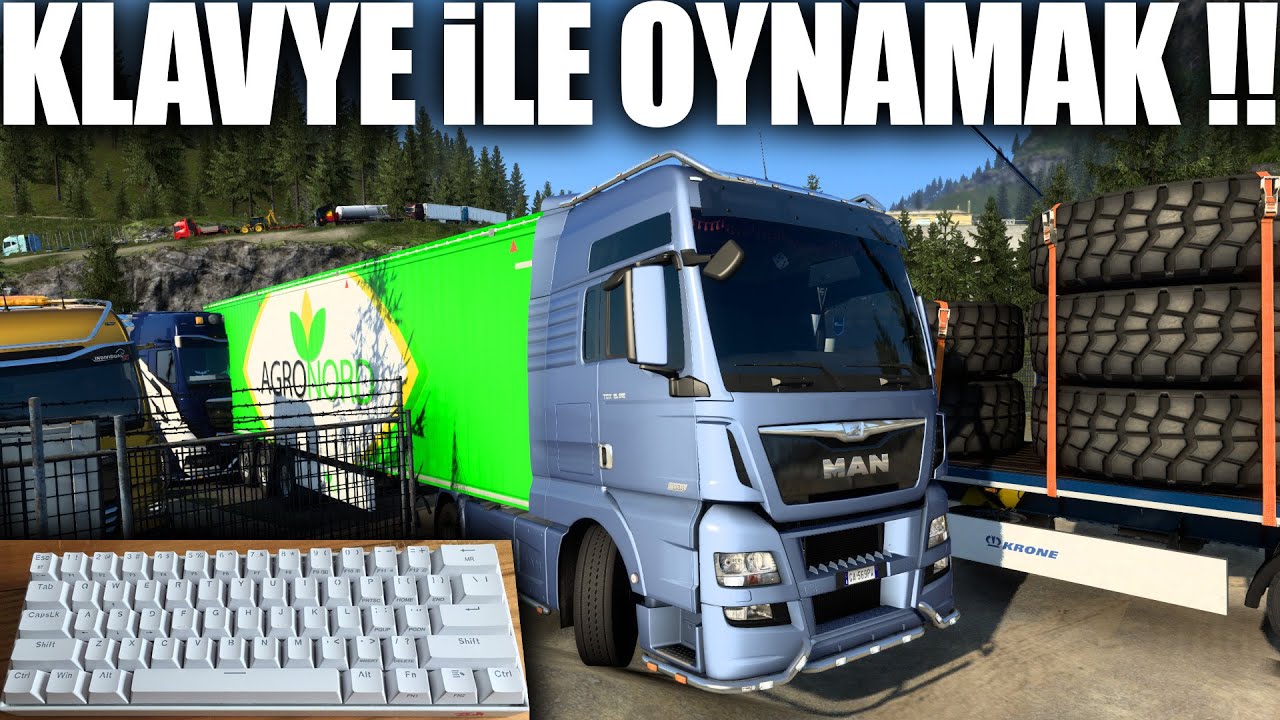 SADECE KLAVYE İLE MADENE GİTMEK !! KİRKENES MADEN YOLU !! ETS 2 - G27