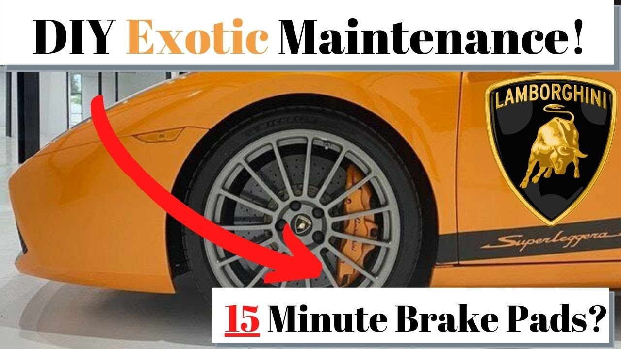 Easy DIY Brake Pad Replacement: Lamborghini Gallardo Superleggera. Fix Any Lamborghini Gallardo